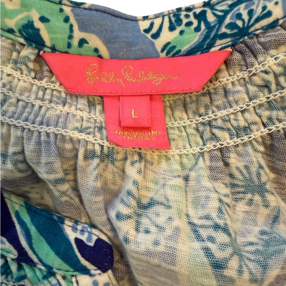 Lilly Pulitzer Essie Koalafications Sleeveless Top Tank, Size Large - Picture 8 of 11